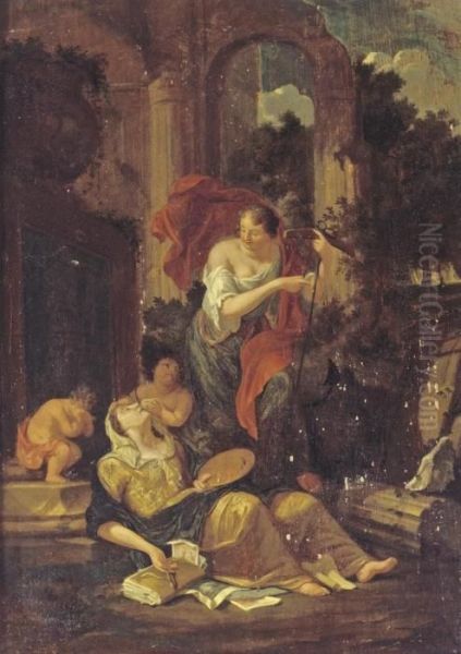 An Allegory Of Painting Oil Painting by Gerard de Lairesse