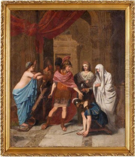 Antik Scen Med Alexander Den Store Oil Painting by Gerard de Lairesse