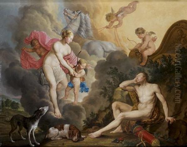 Diane Et Endymion Oil Painting by Gerard de Lairesse