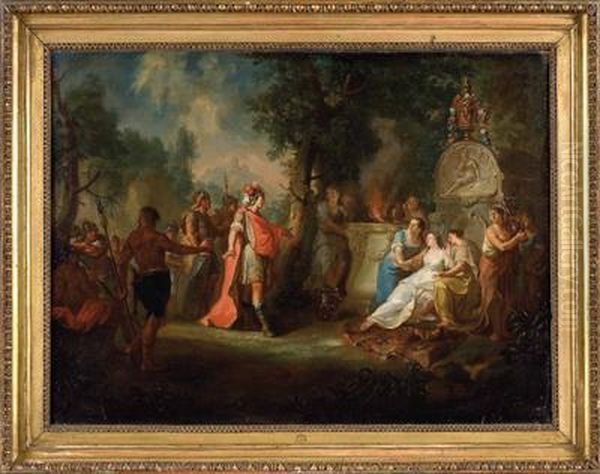 Cyrus Und Panthea Oil Painting by Gerard de Lairesse