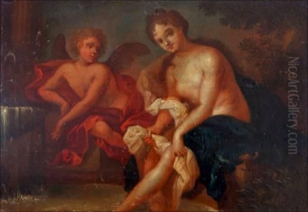 Venus And Cupid Oil Painting by Gerard de Lairesse