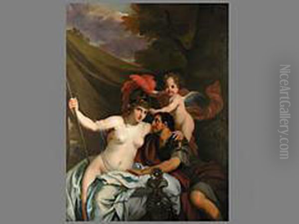 Venus, Amor Und Zeus Oil Painting by Gerard de Lairesse