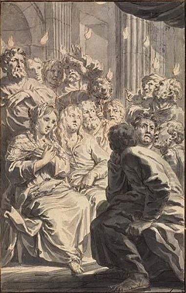 The Pentecost Oil Painting by Gerard de Lairesse