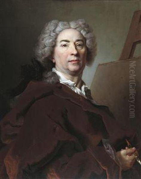 Self-portrait Oil Painting by Nicolas de Largillierre