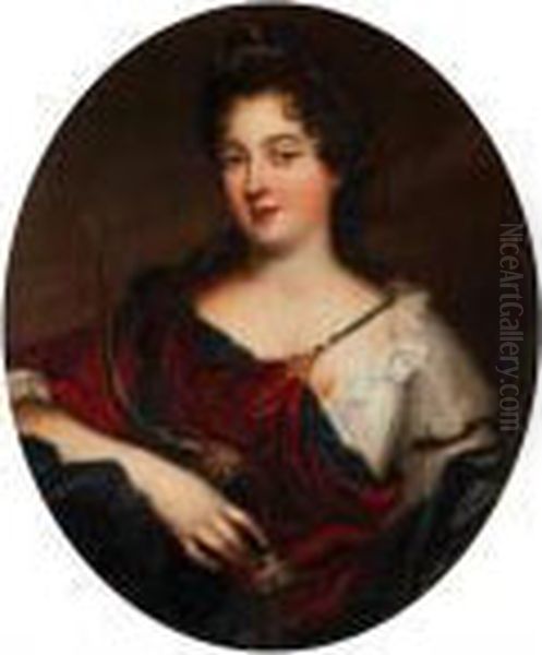 Portrait Of A Lady Asdiana Oil Painting by Nicolas de Largillierre