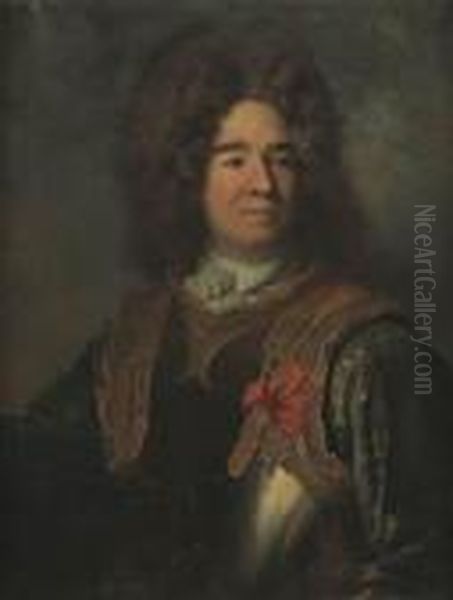 Portrait Presume De Jean - Thomas, Comte De Berulle, Lieutenant
General Des Armees Du Roi Oil Painting by Nicolas de Largillierre