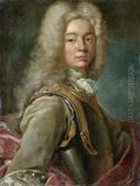 Bildnis Eines Jungen Mannes Oil Painting by Nicolas de Largillierre