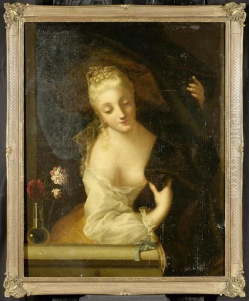 Portrait Of A Lady Oil Painting by Nicolas de Largillierre