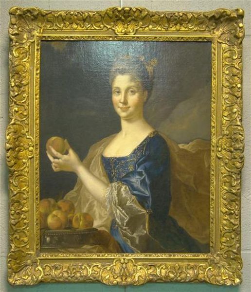 Portrait De Femme Oil Painting by Nicolas de Largillierre