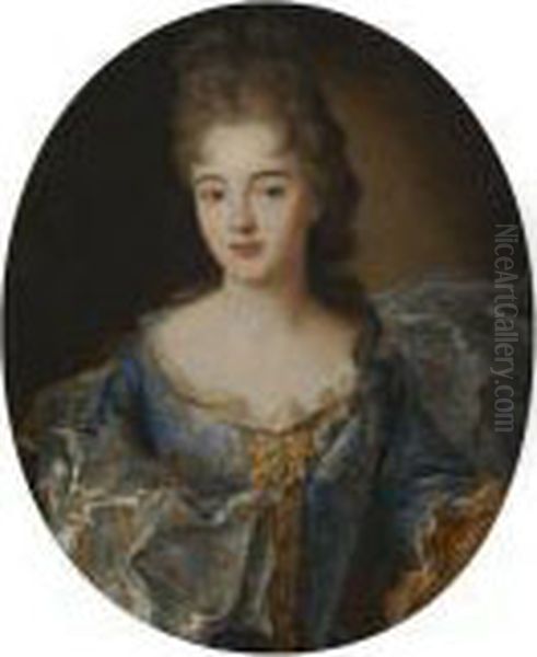 Portrait Of A Lady Oil Painting by Nicolas de Largillierre