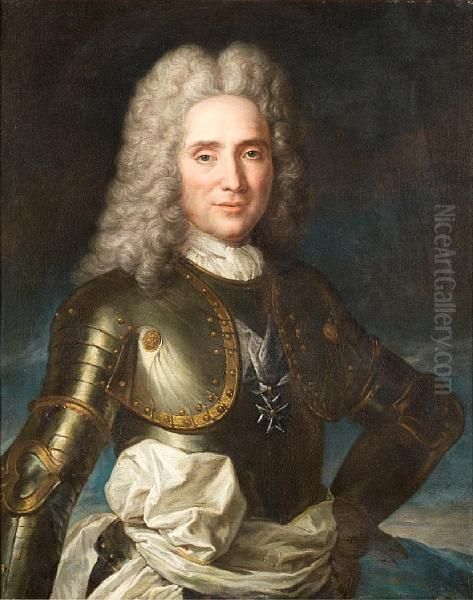 Portrait Of A Nobleman Oil Painting by Nicolas de Largillierre