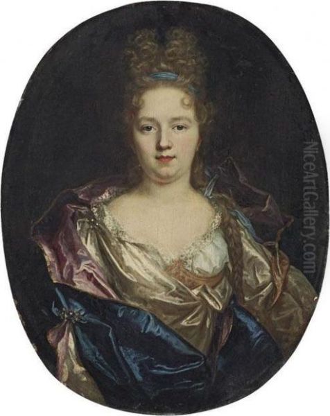 Portrait Of A Lady Oil Painting by Nicolas de Largillierre