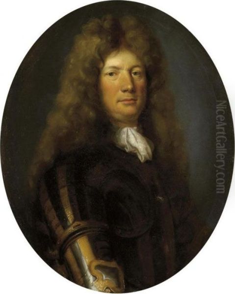 Portrait Presume Du Comte De Mace Oil Painting by Nicolas de Largillierre