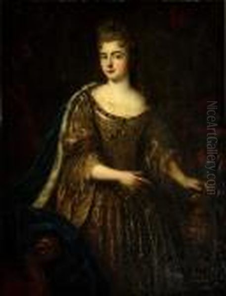 Portrait Of A Lady Oil Painting by Nicolas de Largillierre