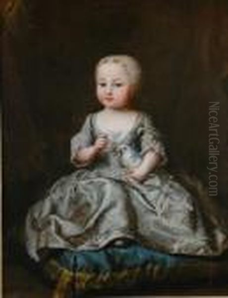 Une Jeune Princesse De La Maison De France Oil Painting by Nicolas de Largillierre