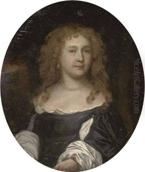 Portrait Of A Lady Oil Painting by Nicolas de Largillierre