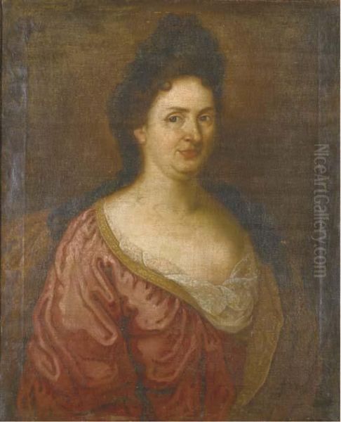 Portrait De Femme Oil Painting by Nicolas de Largillierre