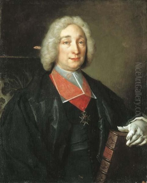 Portrait Presume De Monseigneur De Vienne Oil Painting by Nicolas de Largillierre