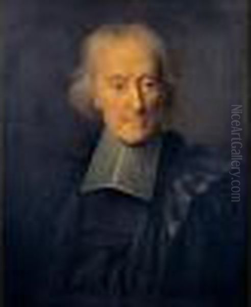 Portrait De Charles Gobinet Oil Painting by Nicolas de Largillierre