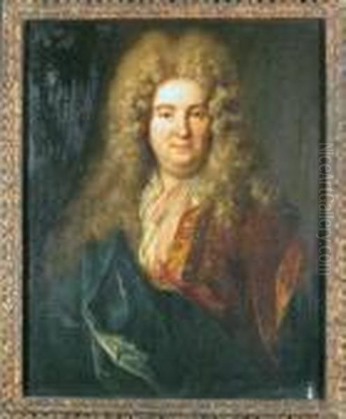 Portrait Of A Gentleman Oil Painting by Nicolas de Largillierre