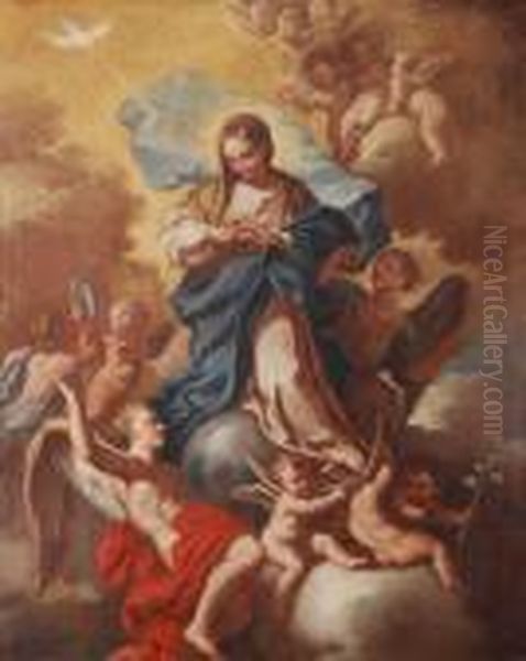 The Immaculateconception Oil Painting by Paolo di Matteis