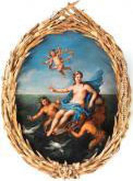 Triumph Der Galatea Oil Painting by Paolo di Matteis