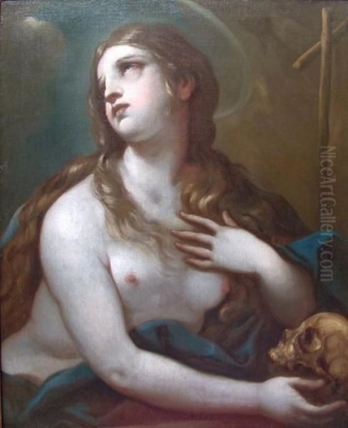 Maddalena Penitente Oil Painting by Paolo di Matteis