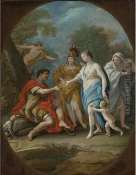 Judgement Of Paris Oil Painting by Paolo di Matteis