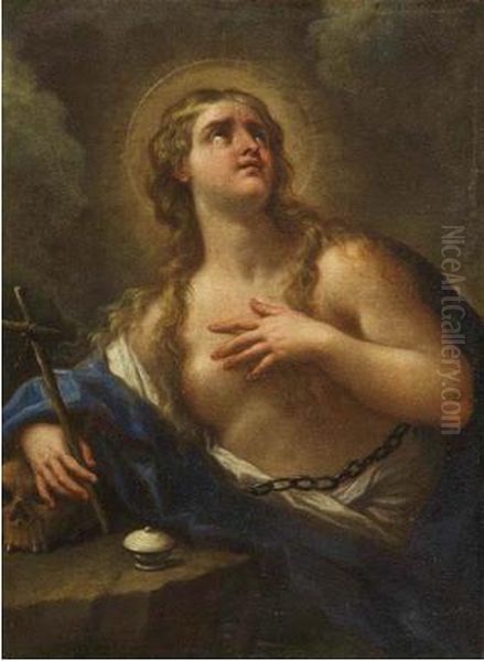 Maddalena Penitente Oil Painting by Paolo di Matteis