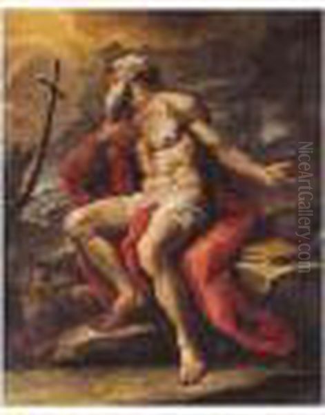 The Penitent Saint Jerome Oil Painting by Paolo di Matteis