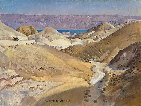 The road to Jericho Oil Painting by George Lambert