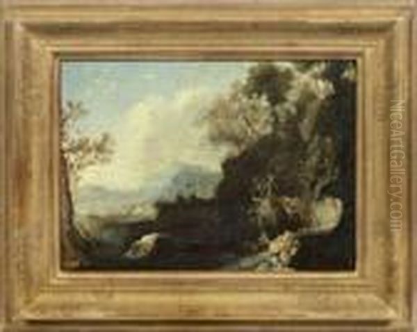 Berglandschaft Oil Painting by Joos De Momper