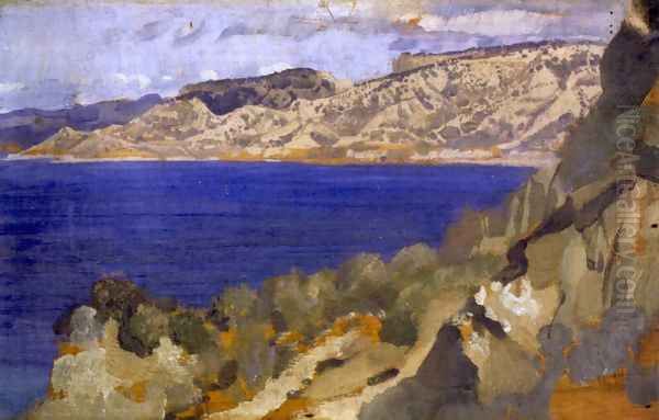 Anzac, from Gaba Tepe Oil Painting by George Lambert