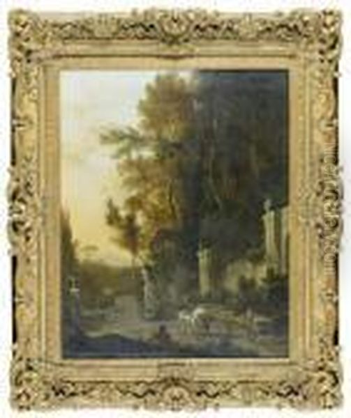 Parc Au Cavalier Oil Painting by Frederick De Moucheron