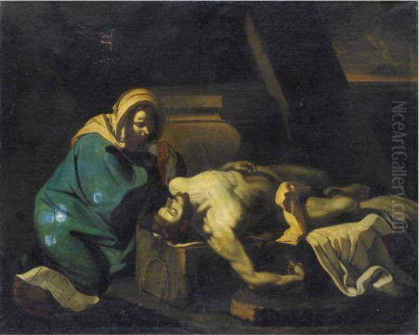 Pieta Oil Painting by Francesco de Mura