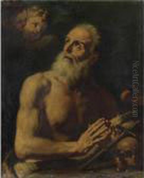 San Gerolamo Oil Painting by Francesco de Mura