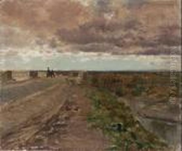 In Aperta Campagna Oil Painting by Giuseppe de Nittis