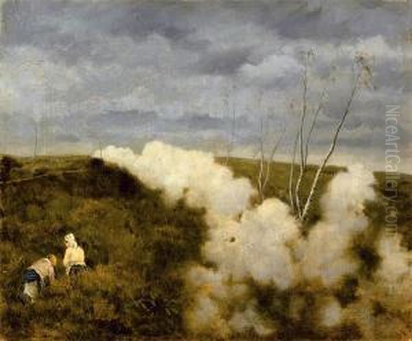 Passa Il Treno Oil Painting by Giuseppe de Nittis