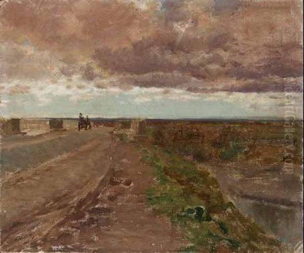 In Aperta Campagna Oil Painting by Giuseppe de Nittis