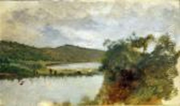 Paesaggio Oil Painting by Giuseppe de Nittis