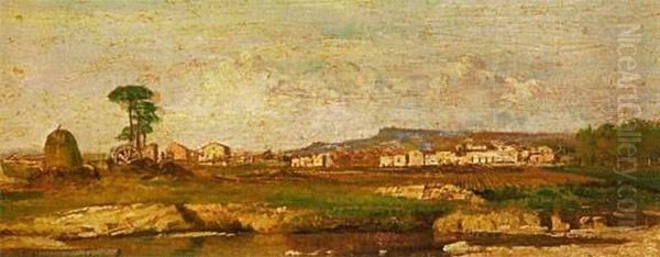 Paysage Oil Painting by Giuseppe de Nittis