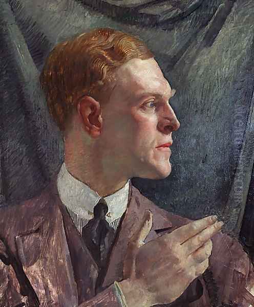 Portrait of a young man Oil Painting by George Lambert