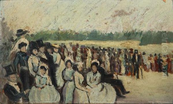 Untitled Oil Painting by Giuseppe de Nittis