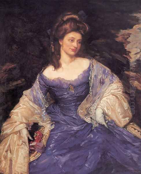 Miss Katherine Powell Oil Painting by George Lambert