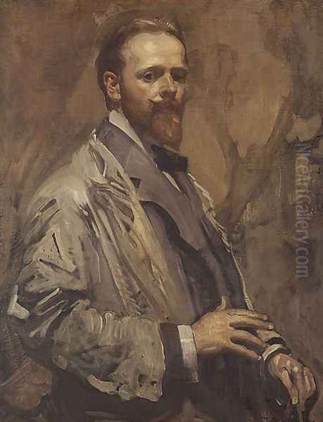 Self-portrait 2 Oil Painting by George Lambert