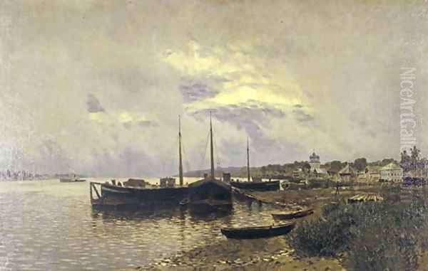 After Rain in Ples, 1889 Oil Painting by Isaak Ilyich Levitan