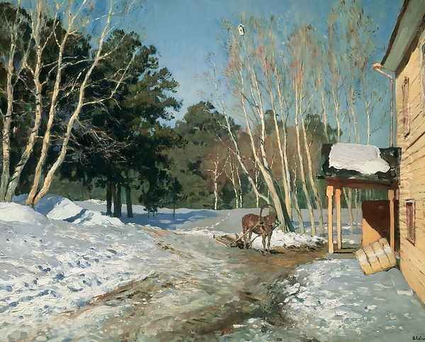 Winter Landscape, 1895 Oil Painting by Isaak Ilyich Levitan