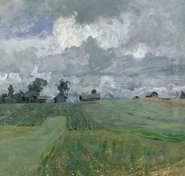 Stormy Day, 1897 Oil Painting by Isaak Ilyich Levitan