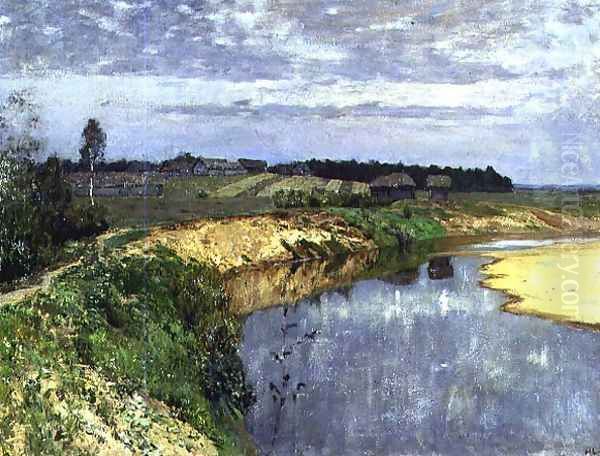 Silence Oil Painting by Isaak Ilyich Levitan