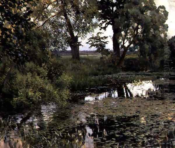 The Overgrown Pond, 1887 Oil Painting by Isaak Ilyich Levitan